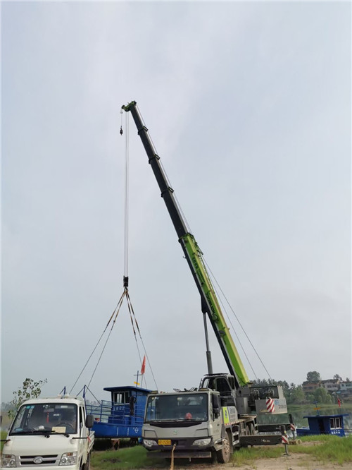 武进区桥梁建设吊装案例